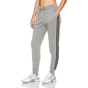 adidas Women's Athletics Essential Cotton Fleece 3-Stripe Jogger Pants XXL NWT